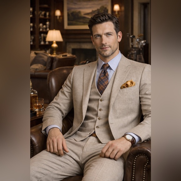 Original Penguin Other - NEW! Original Penguin Blue and Orange Plaid Slim Tie